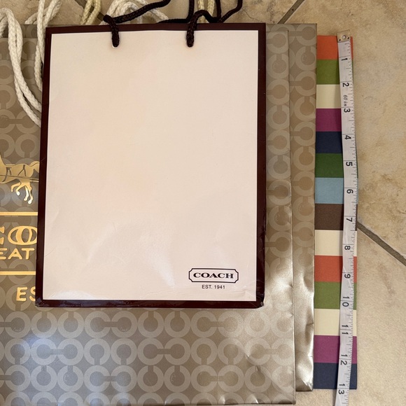Coach Multicolor and Gold Shopping Bags - Picture 2 of 2